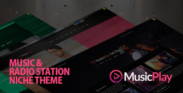 MusicPlay – Music & DJ Responsive WordPress Theme
