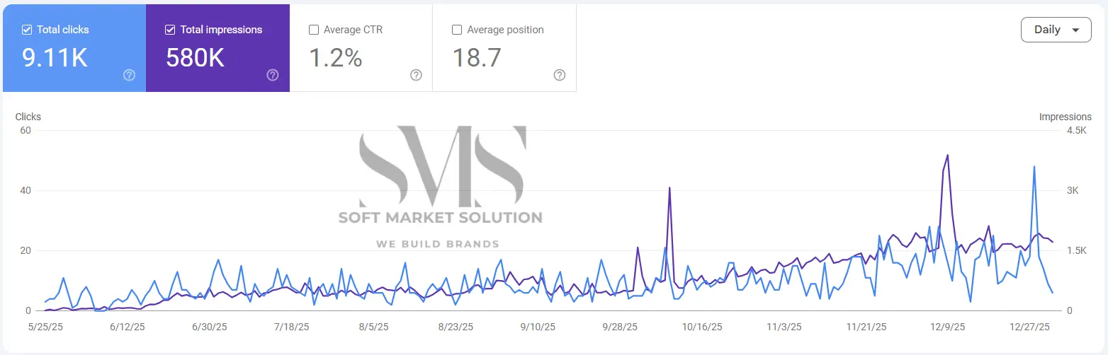 Long term organic SEO performance Delhi agency