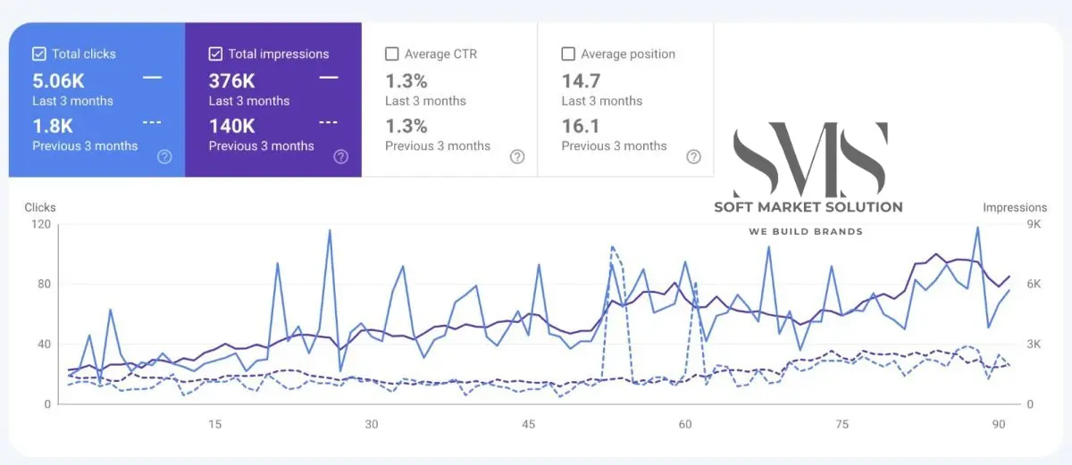 SEO services Delhi before after organic growth